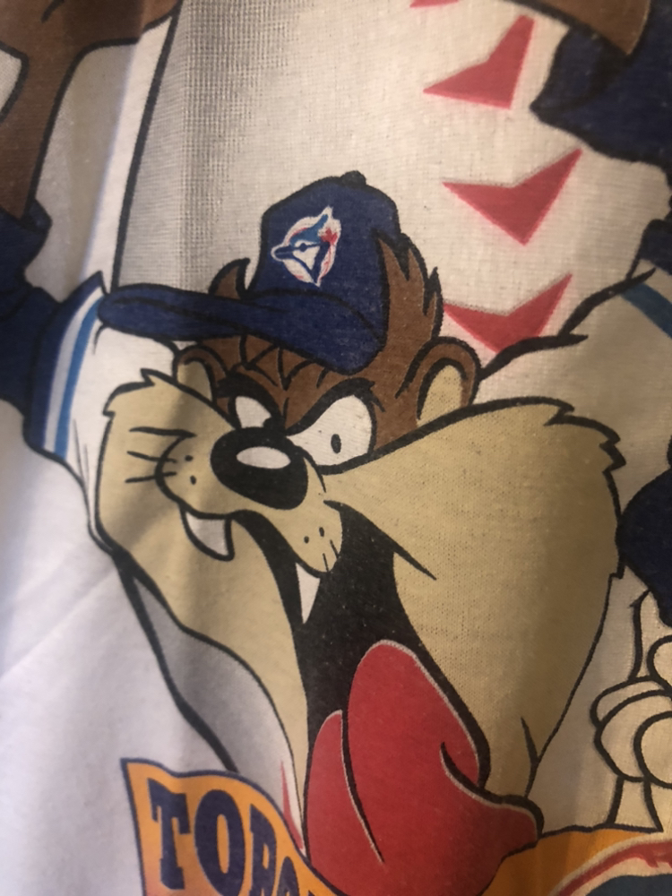 Toronto Blue Jays 1993 World Series ‘Looney Tunes’ T-Shirt - photo 2