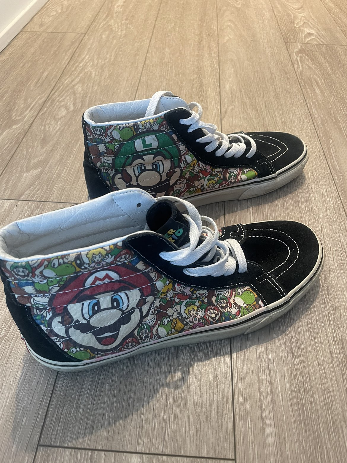 Vans Sk8 Hi Shoes Adult’s - Nintendo Super Mario Bros GAME OVER thumbnail