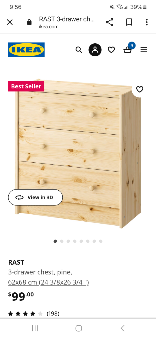 IKEA RAST dresser