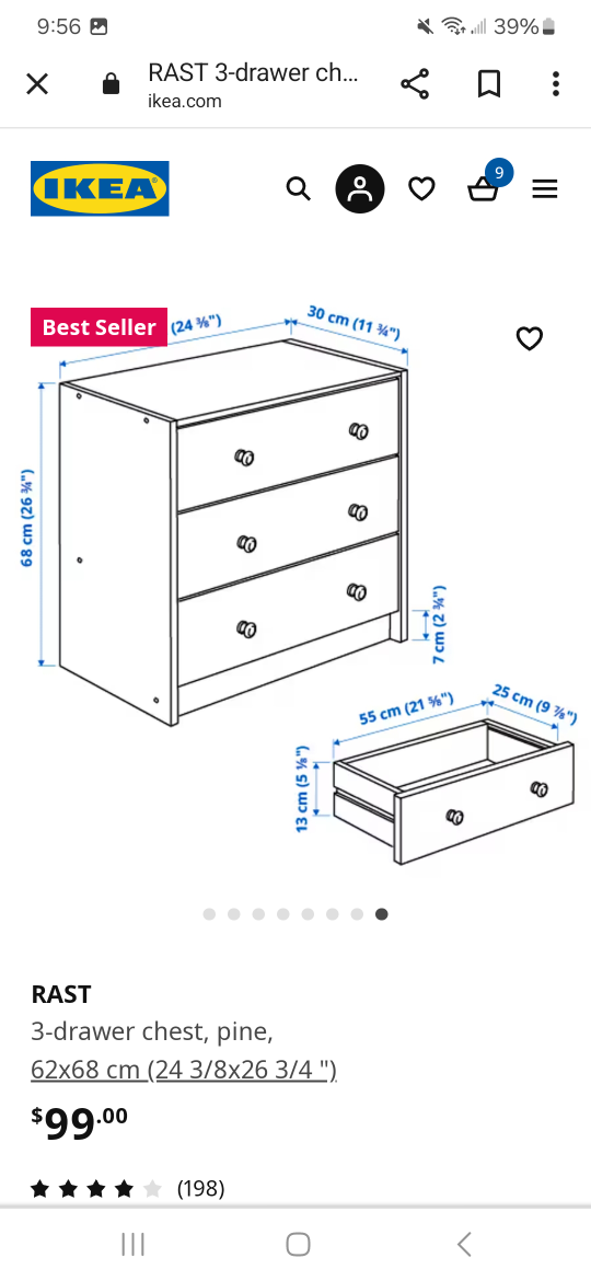 IKEA RAST dresser - photo 3