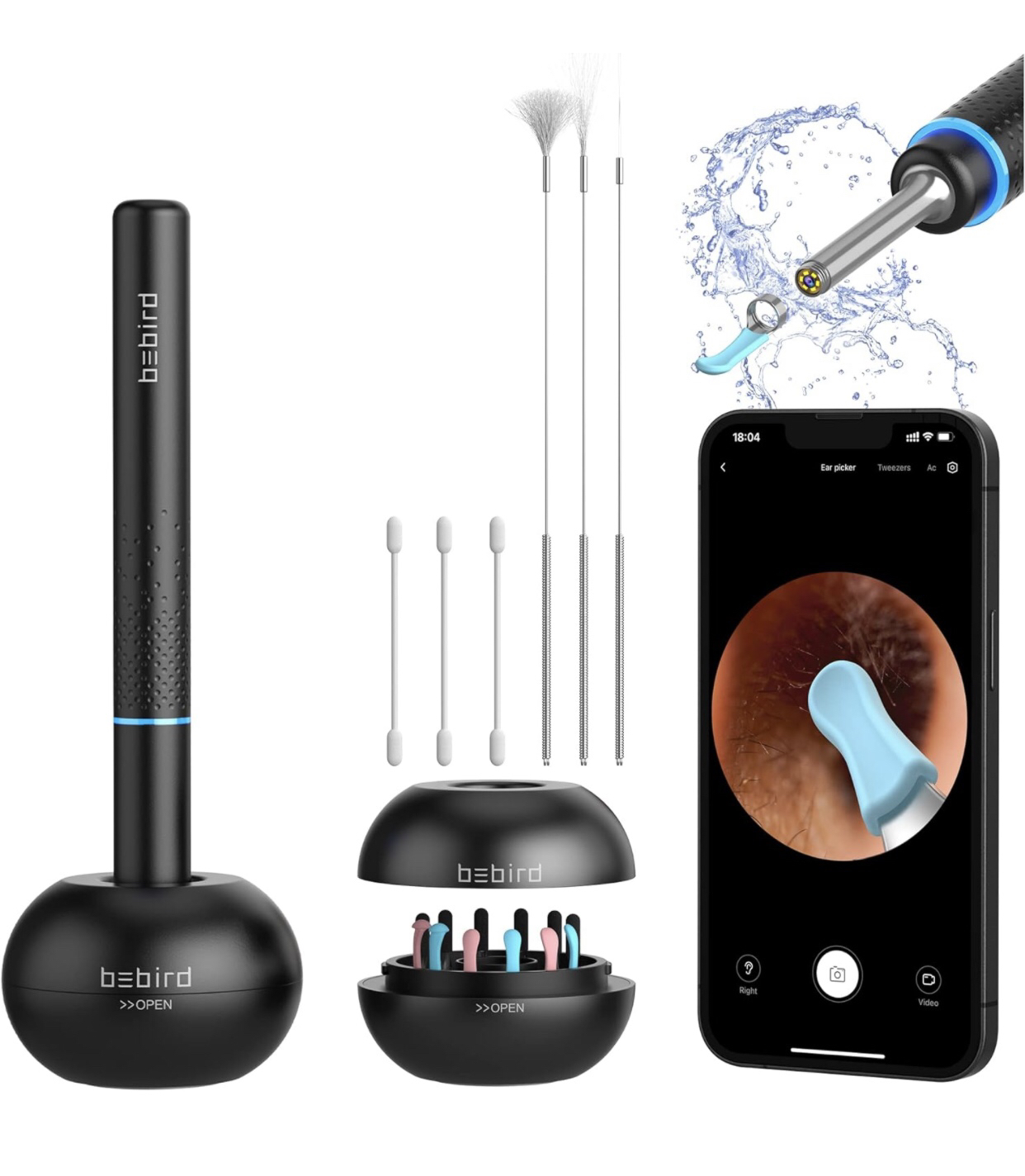 Ear Wax Remover,Ear Cleaning rod image indicator(9)