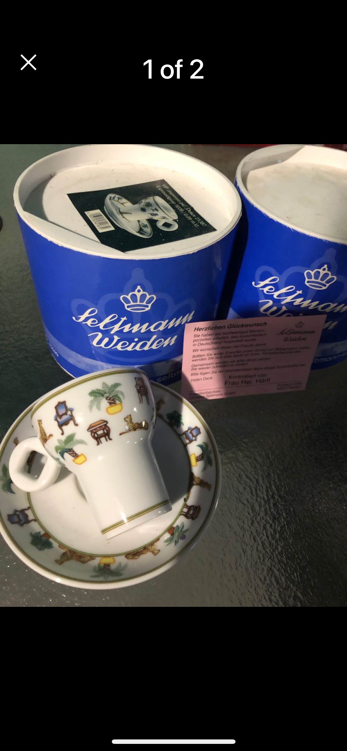 Seltmann weiden tea cups collectors edition new 🏈 thumbnail