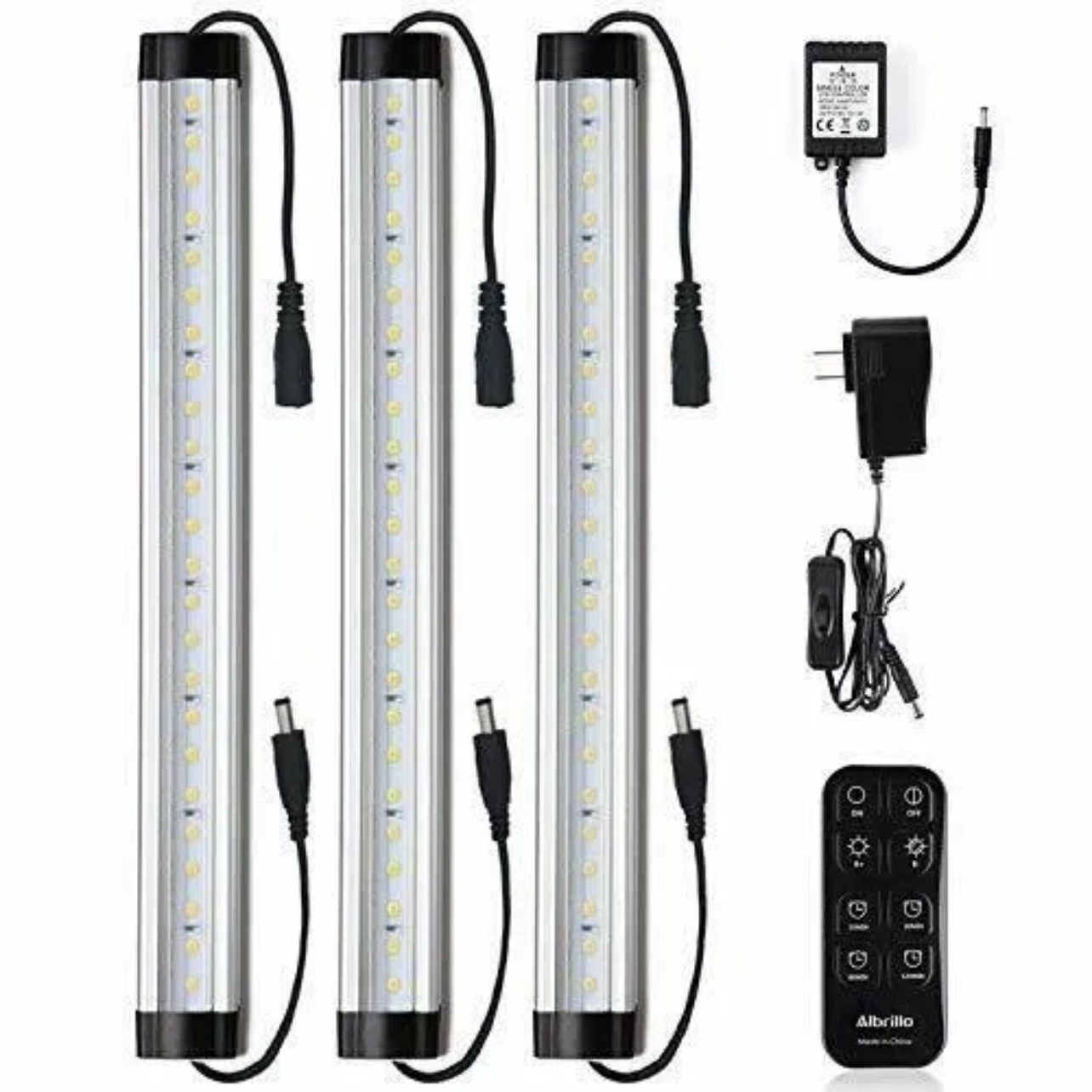Dimmable Remote Control LED Under Cabinet Lighting 5000K,3PC - photo 3