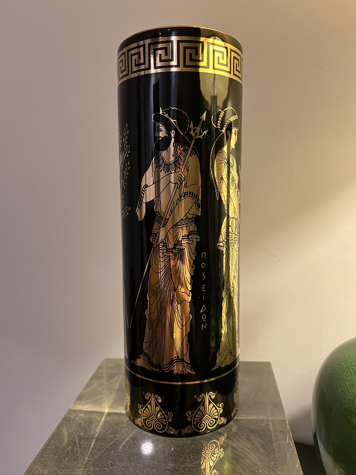 24k gold hand made vintage Greek vase image indicator(3)