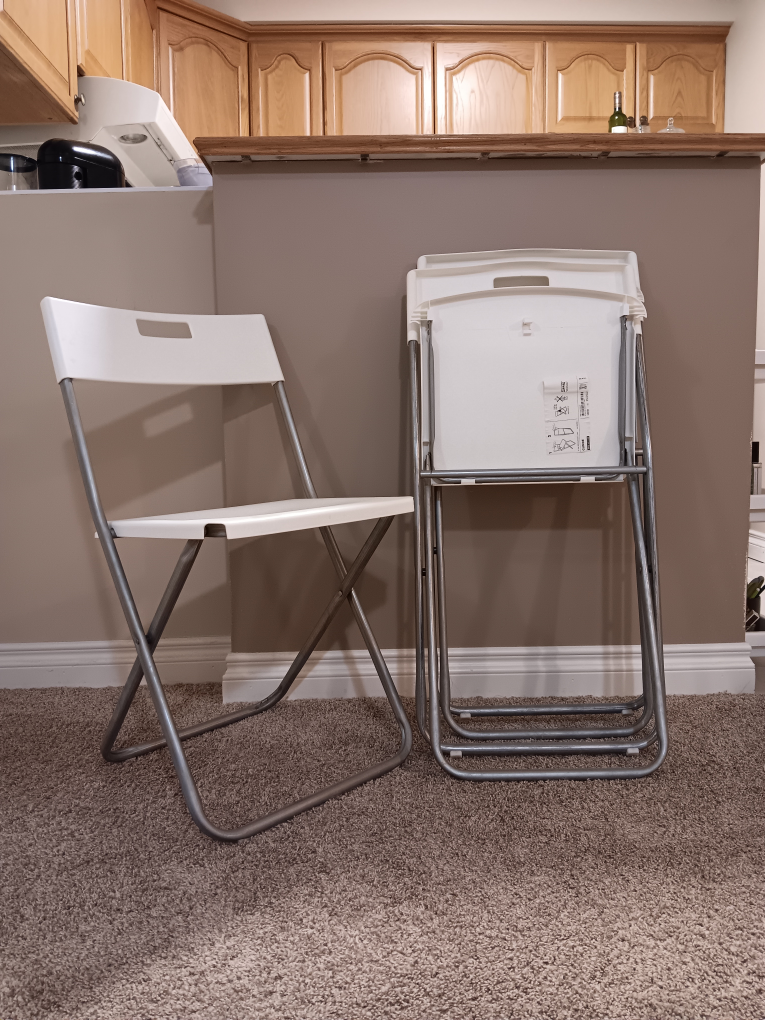 3 ikea folding chairs - photo 3