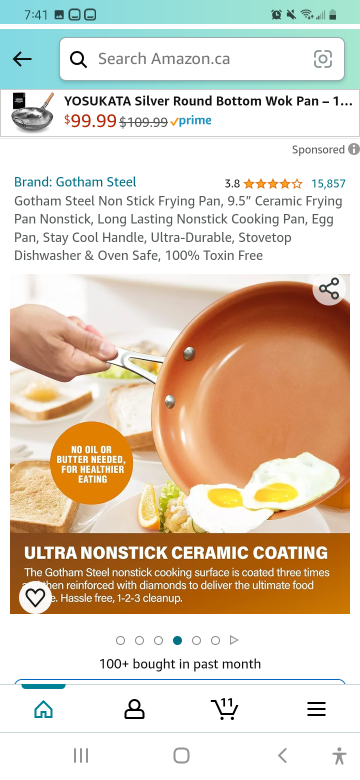 Frying Pan Non stick Ceramic thumbnail