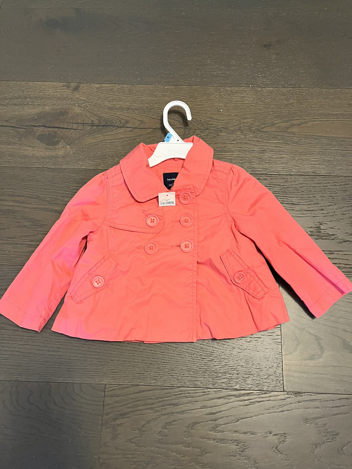 Baby gap pink girls spring jacket 18-24M NWT retail $115 image indicator(4)