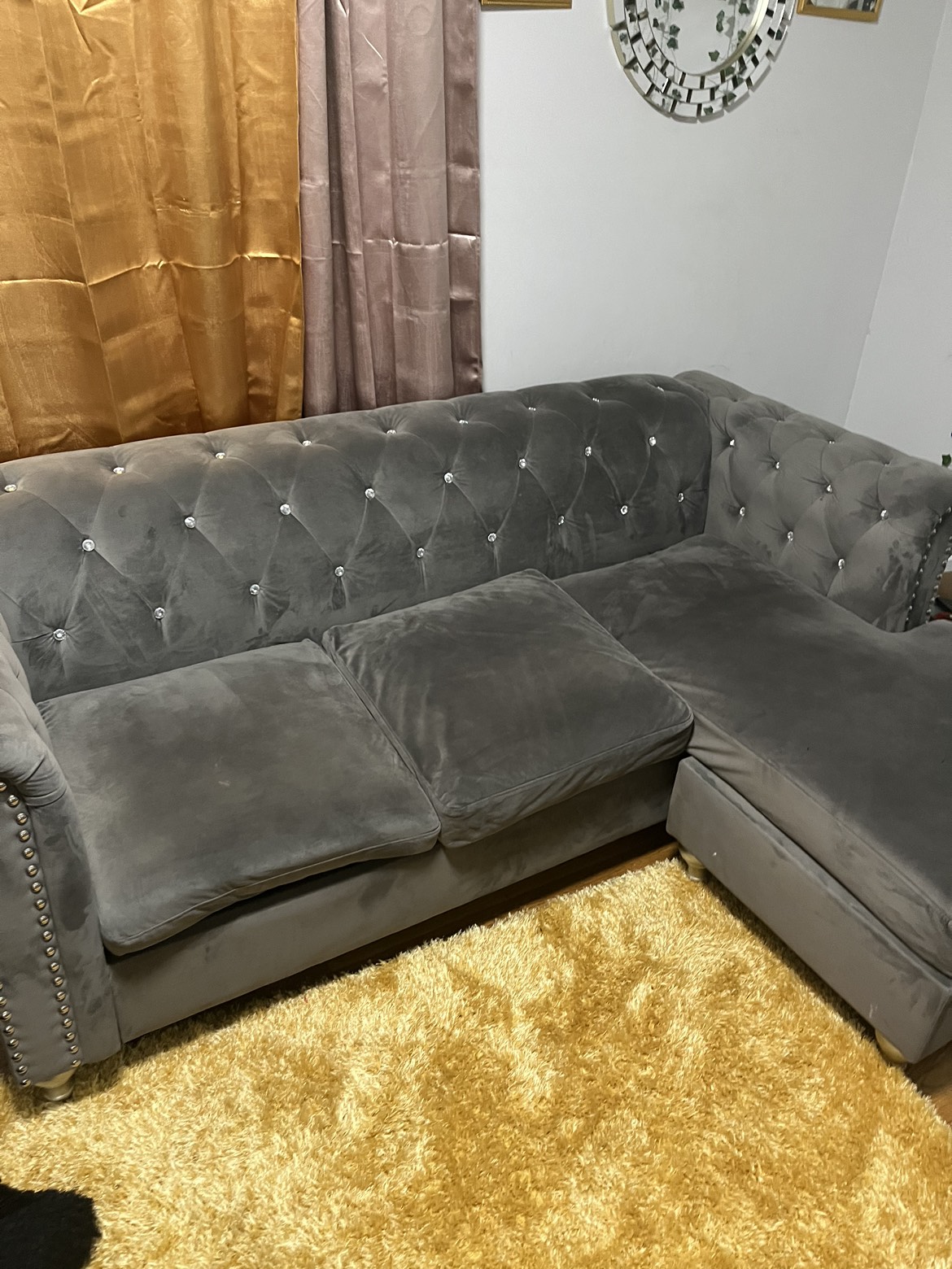 Couch with lounge - photo 2
