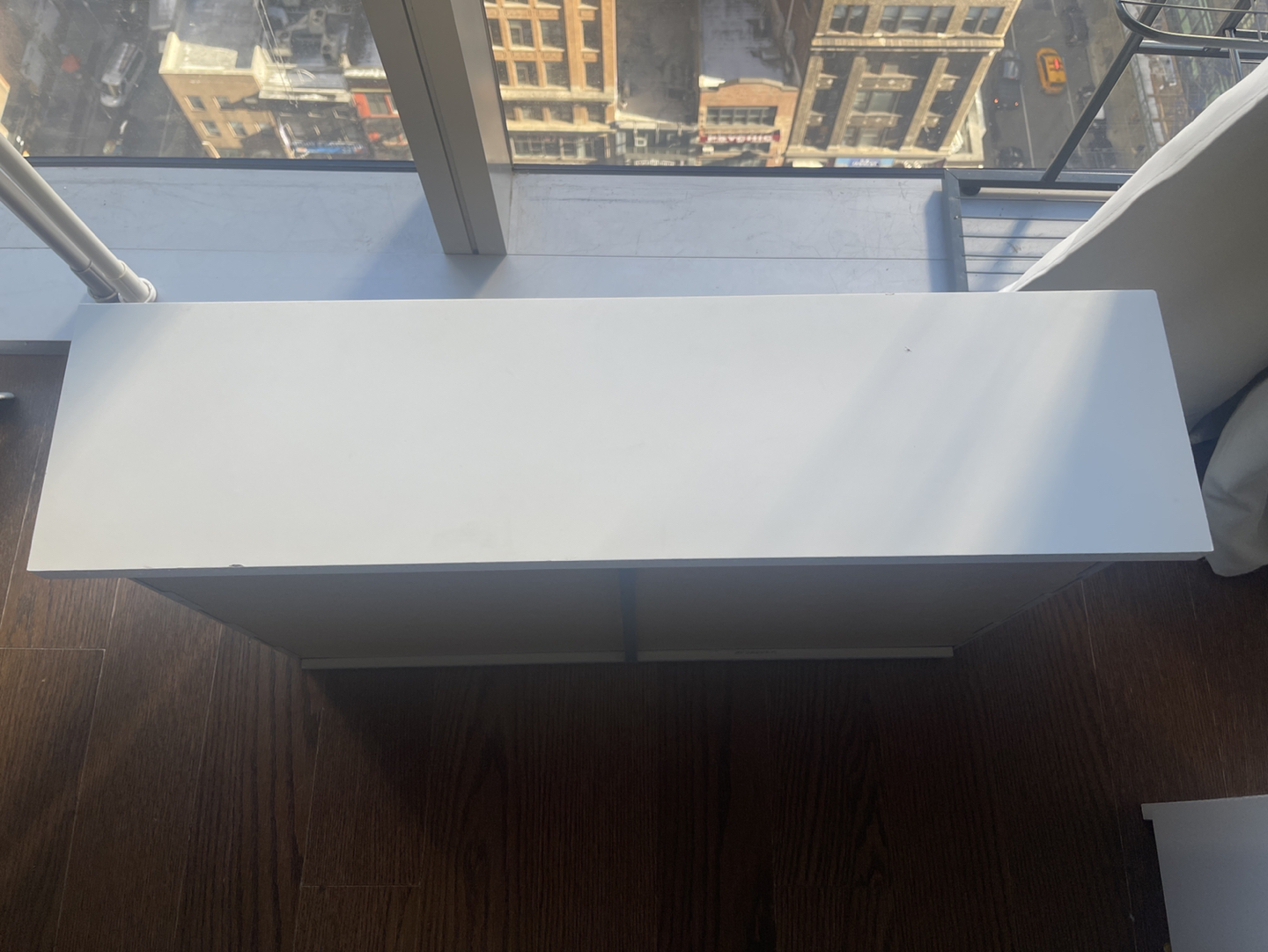 (1) IKEA Malm Drawer large drawer white long wood dresser
