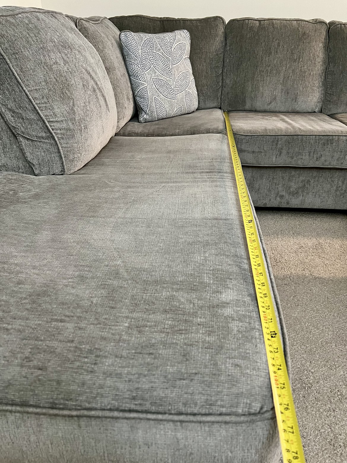 Grey sectional - photo 3