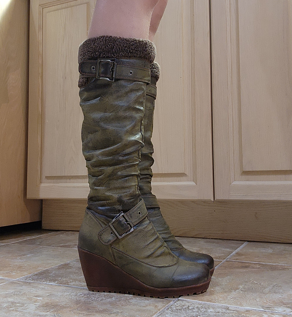 y2k wedge boots 🤎 image indicator(5)