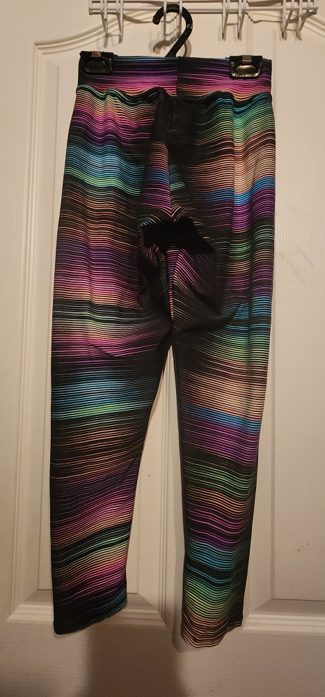 Women's multicoloured XS low-cut leggings image indicator(2)
