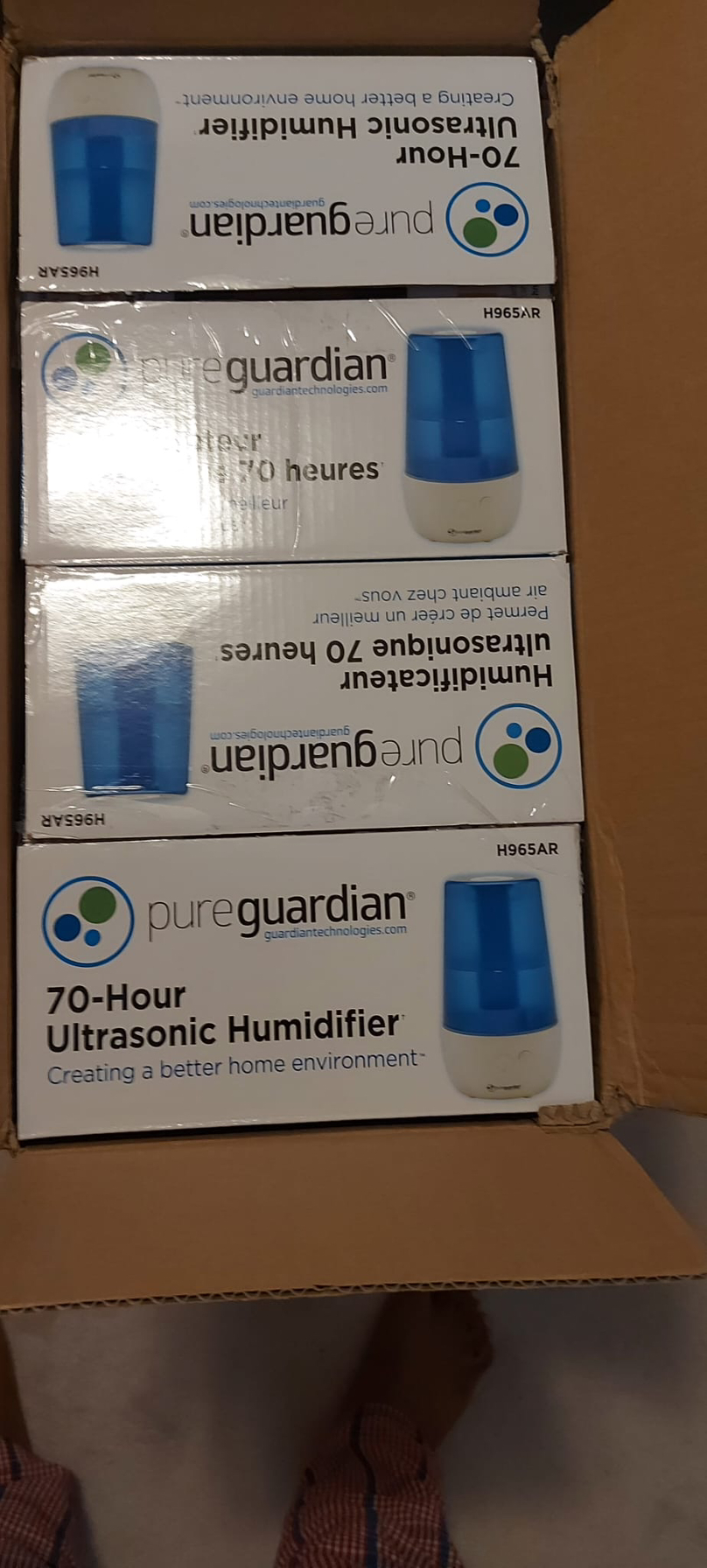 2 pieces Pure Guardian humidifier 1 gallon tank - photo 3