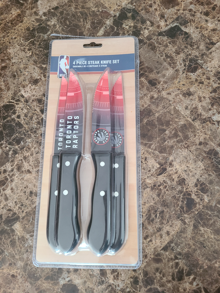 Raptors steak knives