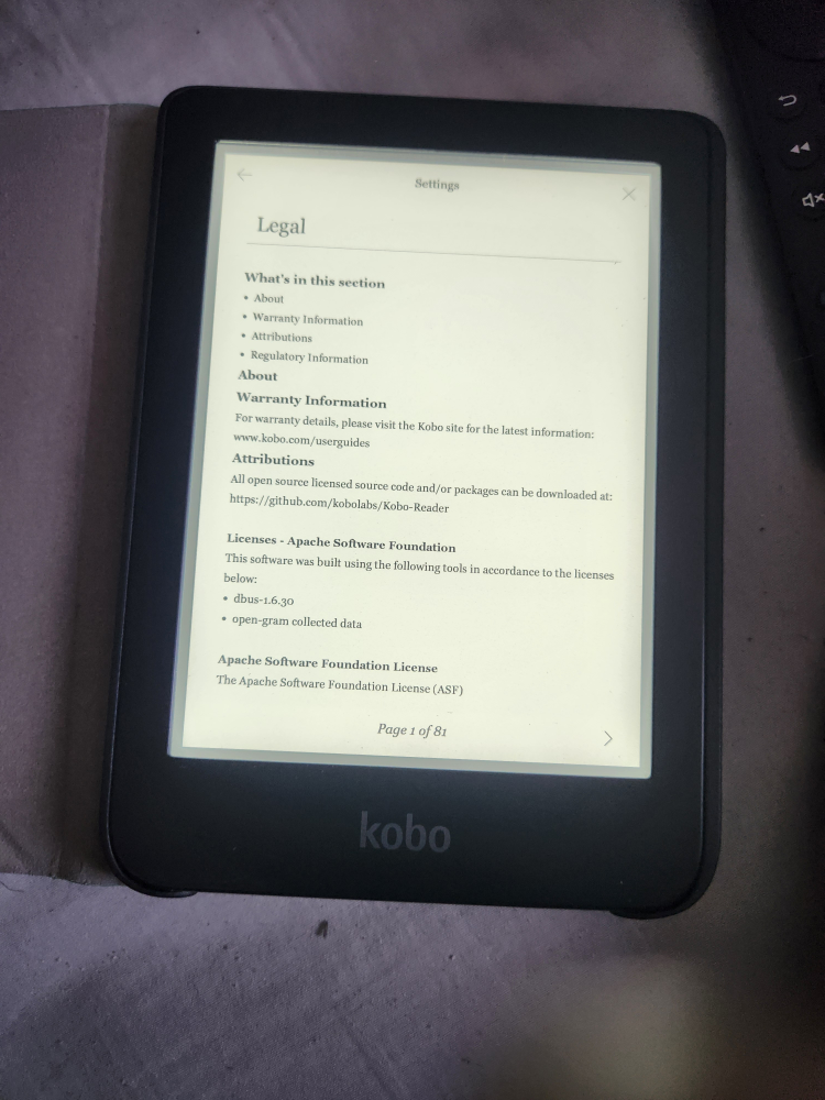 Kobo E-reader - photo 3