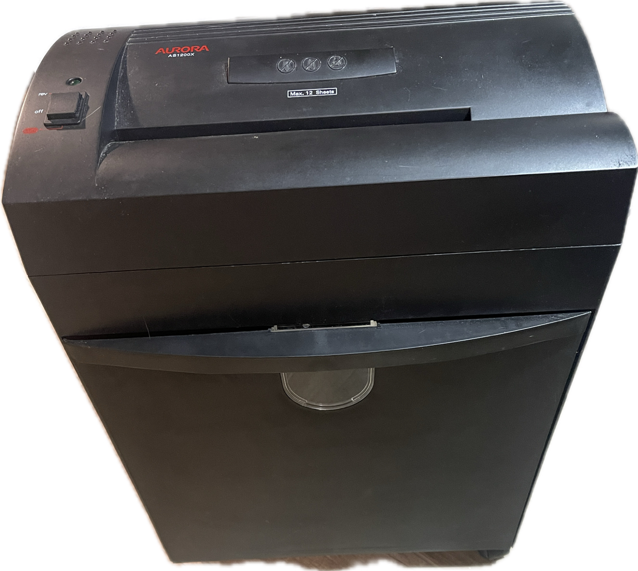 Aurora 12-page paper shredder