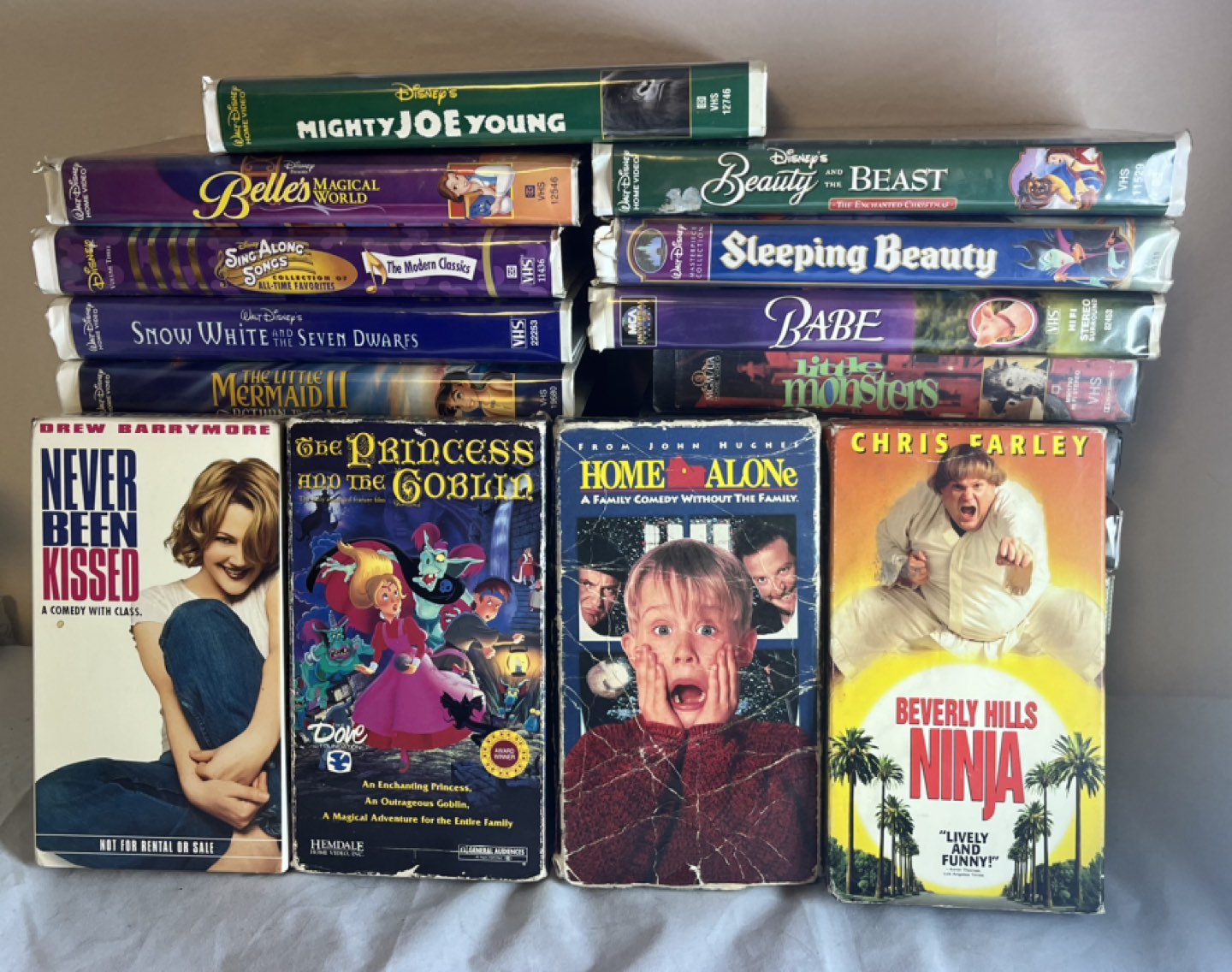 VHS movie lot - Disney & more image indicator(9)