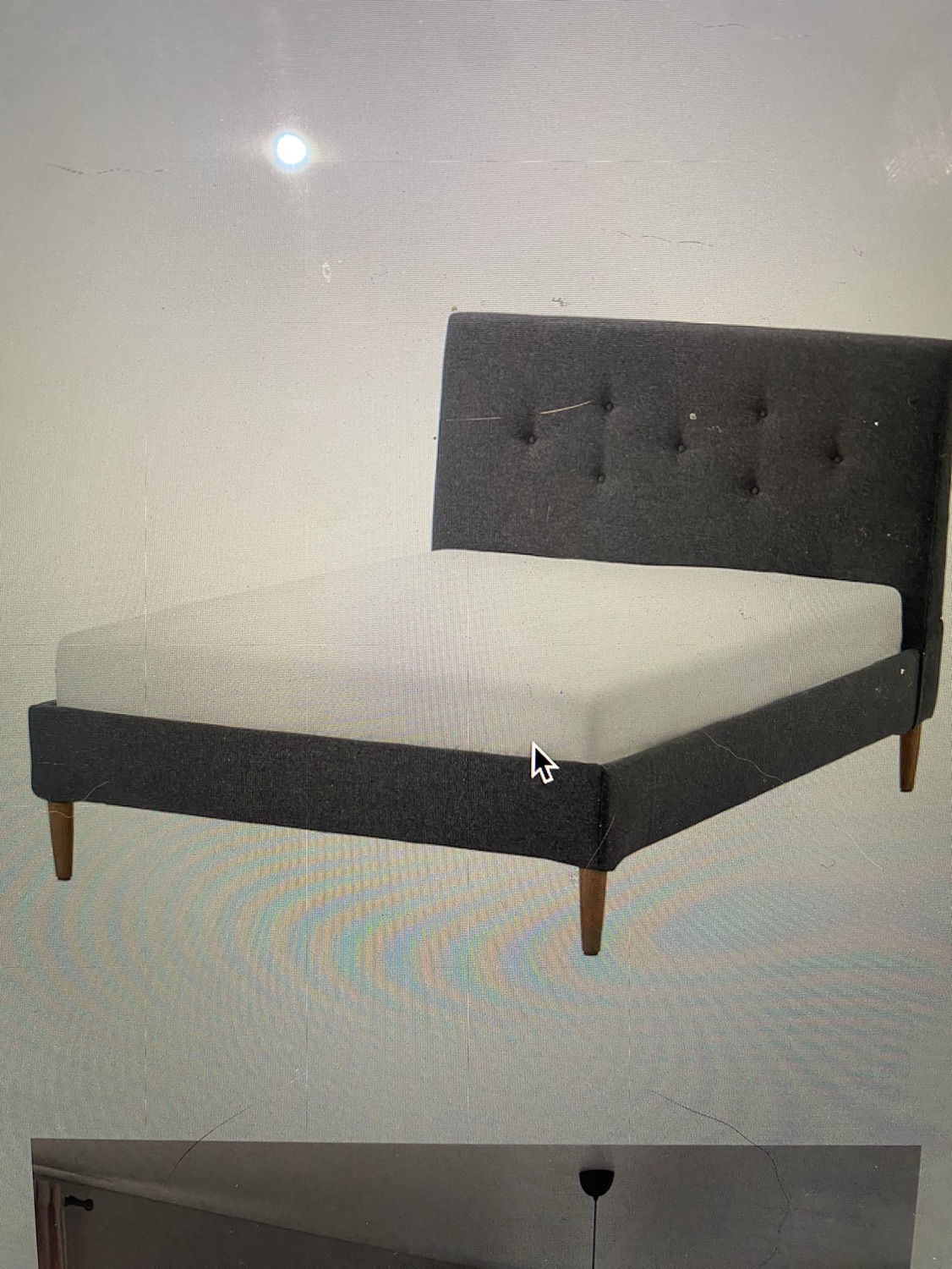 Full/ Double  Upholstered Bedframw - IKEA IDANAS - photo 4