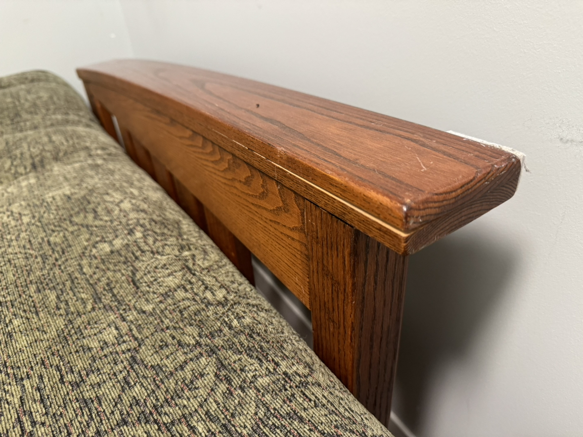 Solid wood futon couch image indicator(4)