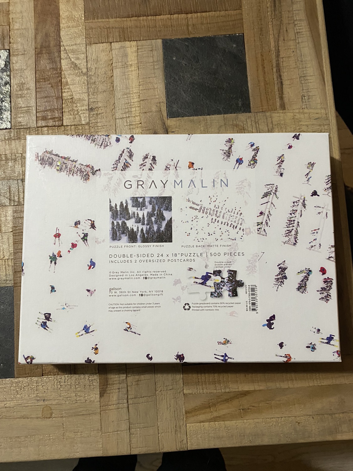 Winter puzzle - double sided - photo 2