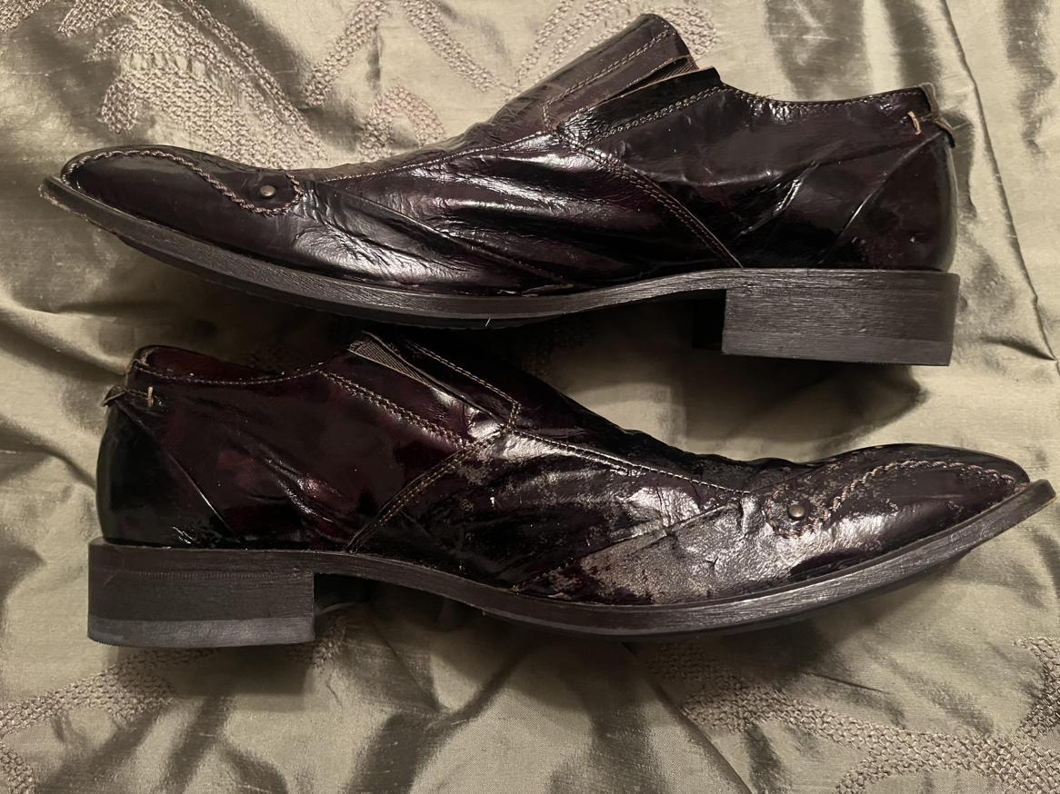 Men’s Aubergine short look like cowboy shoes🥕 image indicator(3)