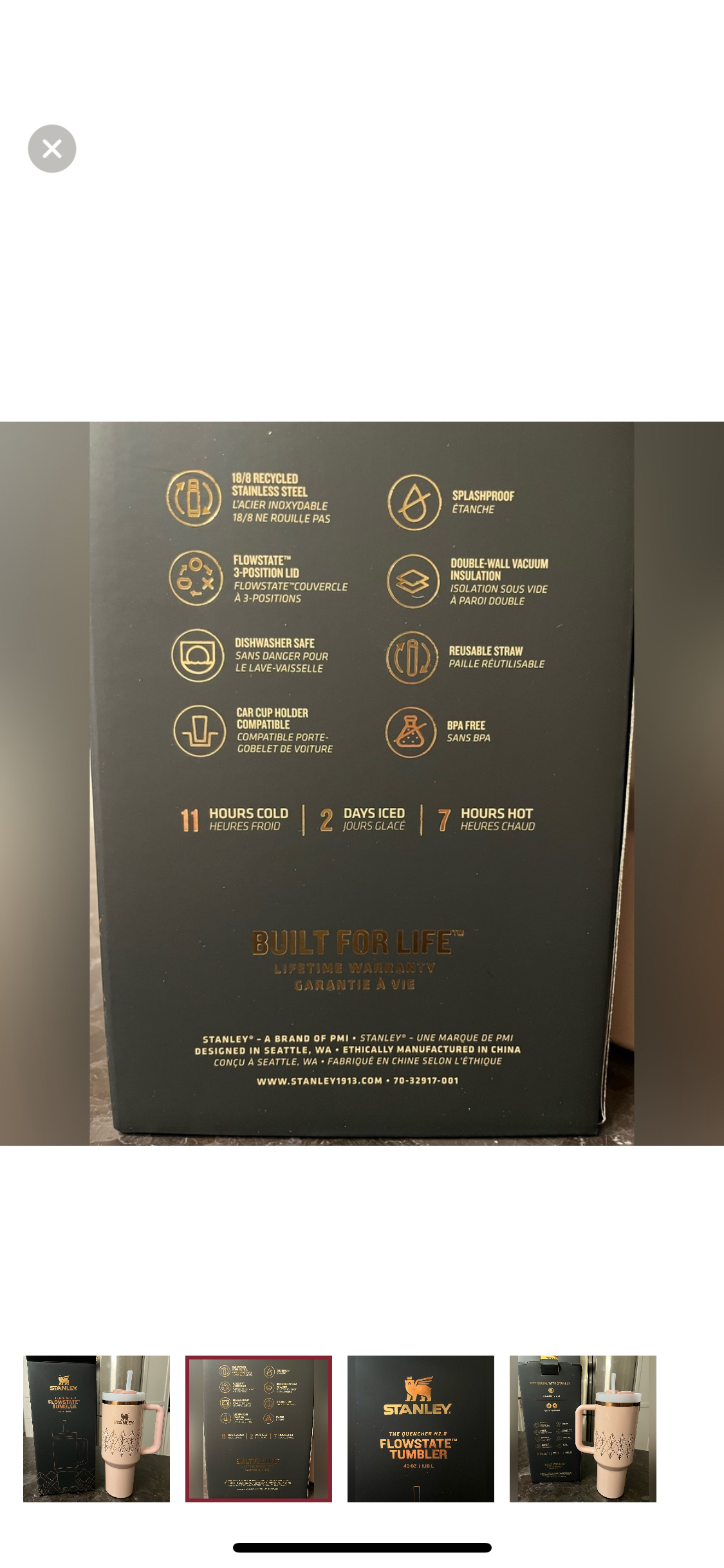 Stanley Quencher 40oz limited edition tumbler image indicator(4)