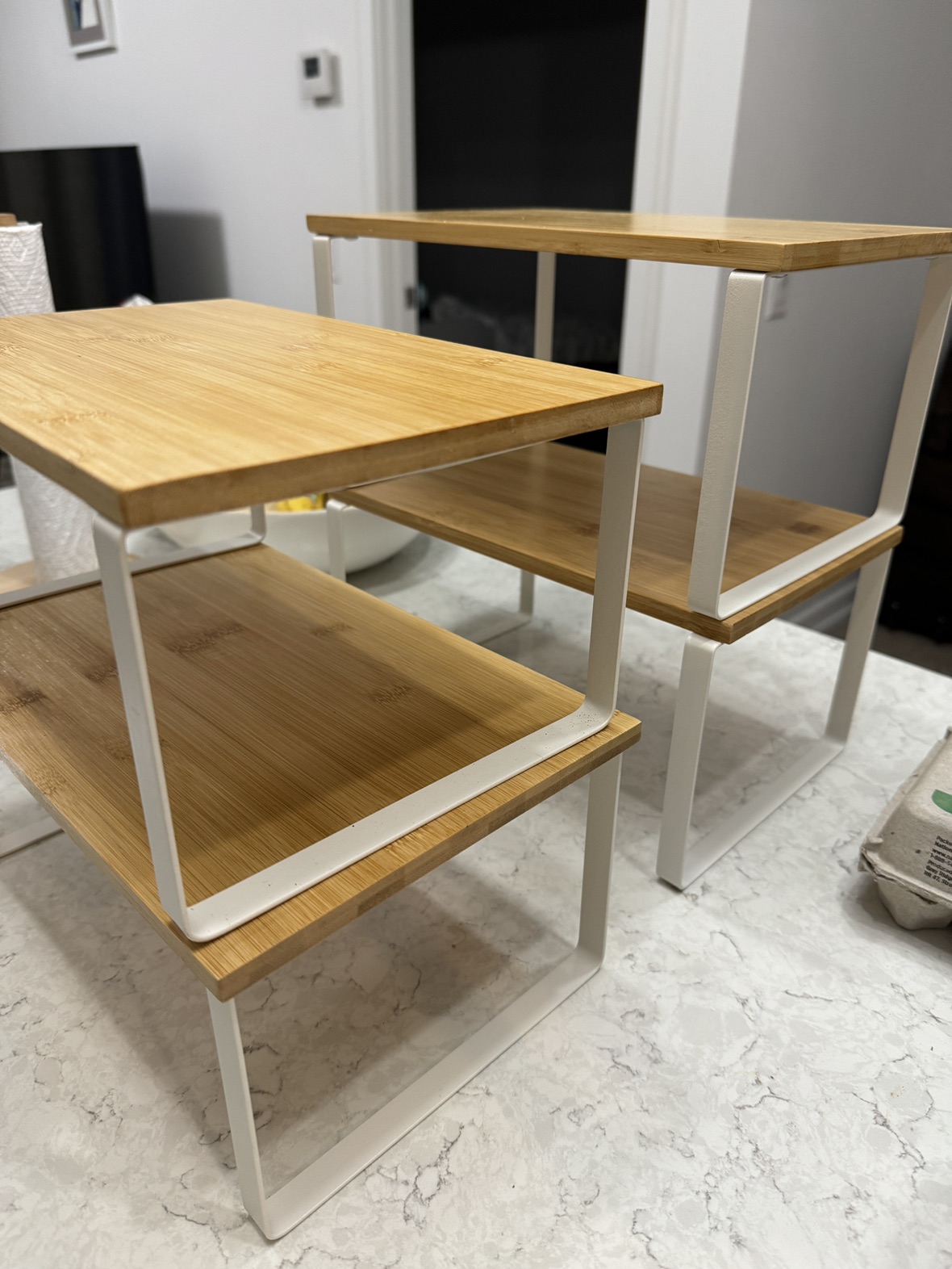Counter Shelf Set of 4 Organizer