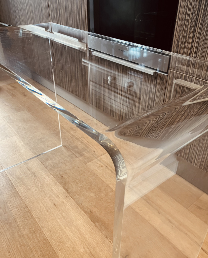 CB2 PEEKABOO ACRYLIC CONSOLE TABLE 38"' - photo 5