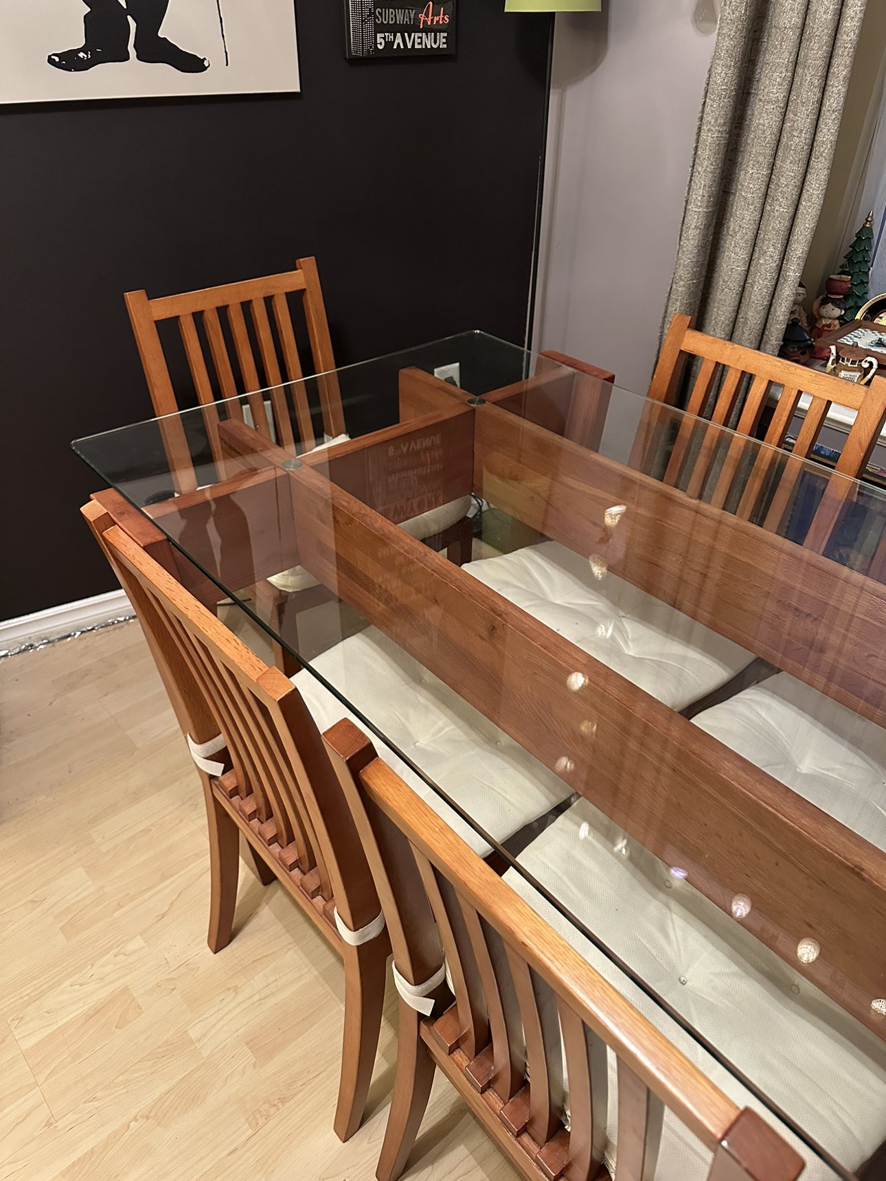 Dining table 6 chairs - photo 2