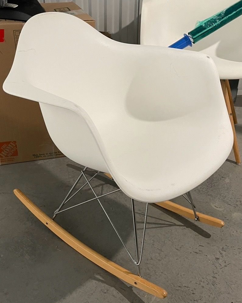 White Rocking Chair (Used)