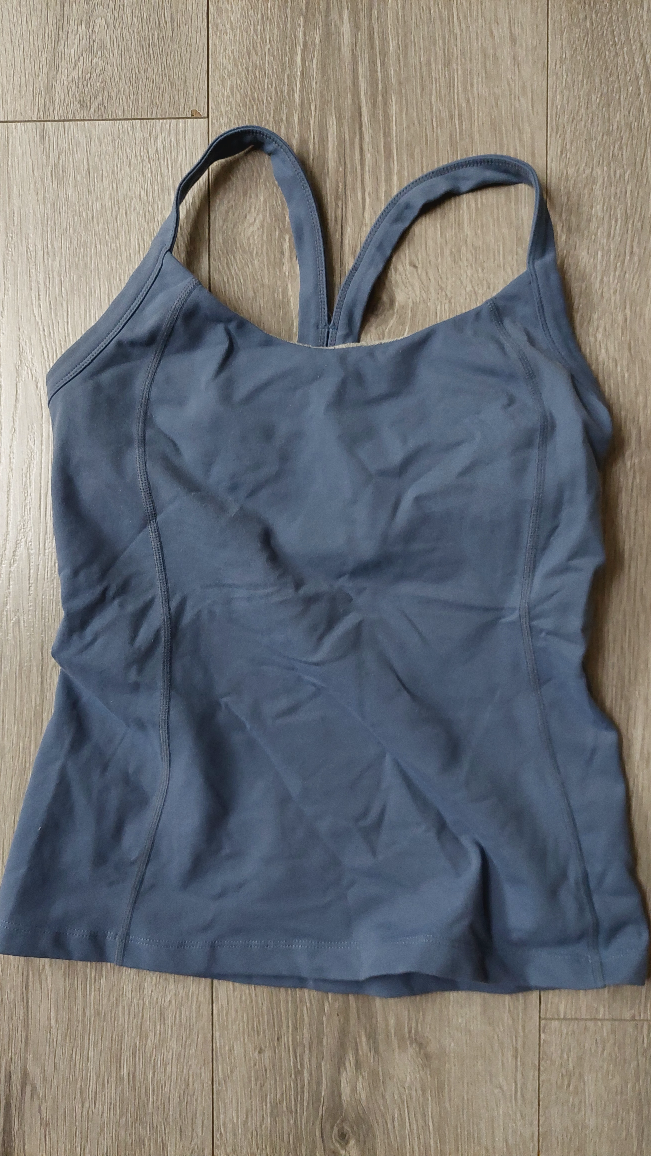 Workout top for women (dusty blue) #freecycle thumbnail