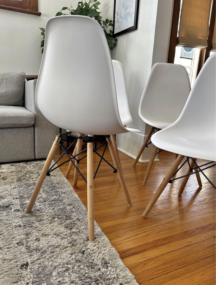 Living Room White Eiffel Chairs Structube 🥕 image indicator(2)