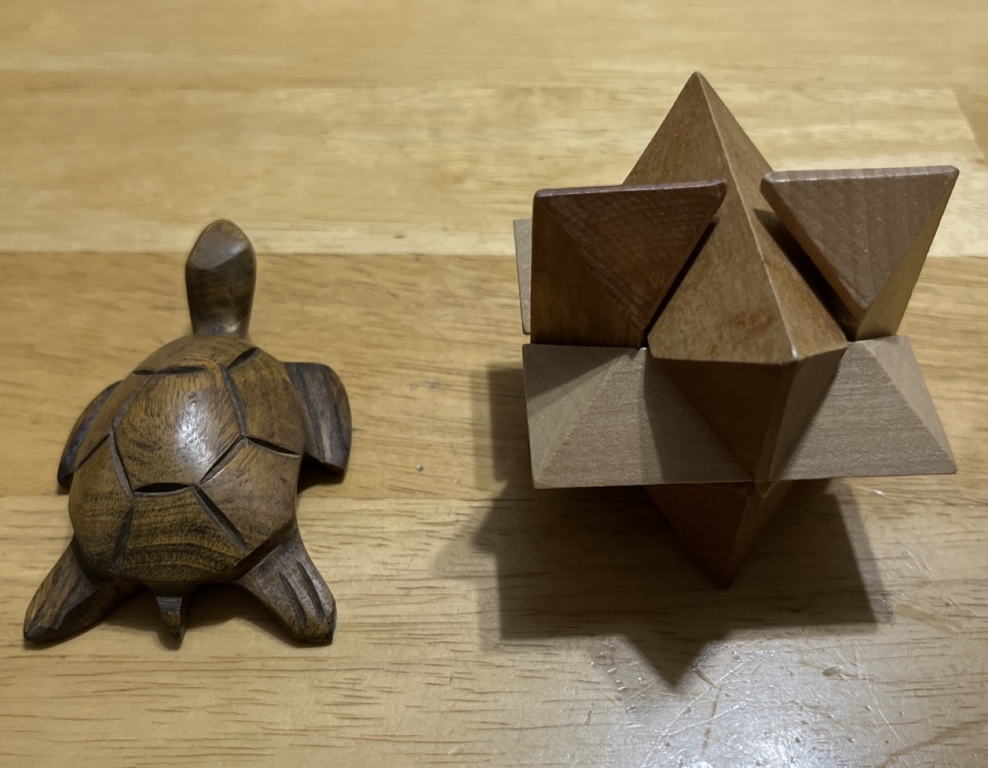 Wooden puzzle & wooden turtle 🐢 thumbnail