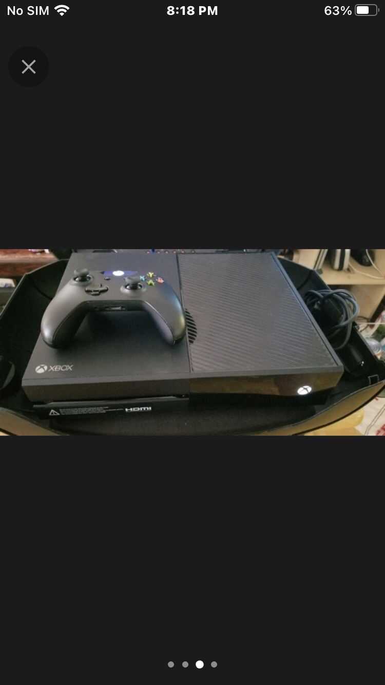 Xbox One 500gb with 1 controller
