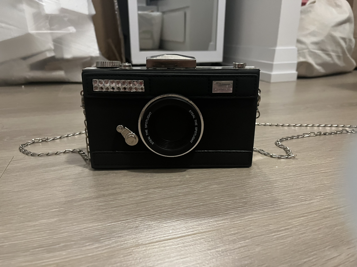 Camera Cross-Body Handbag/Purse