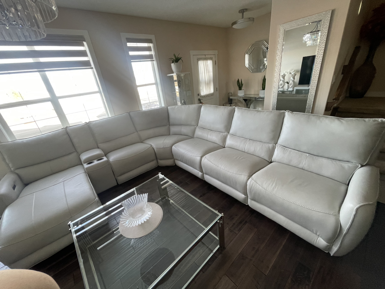 Leather sofa