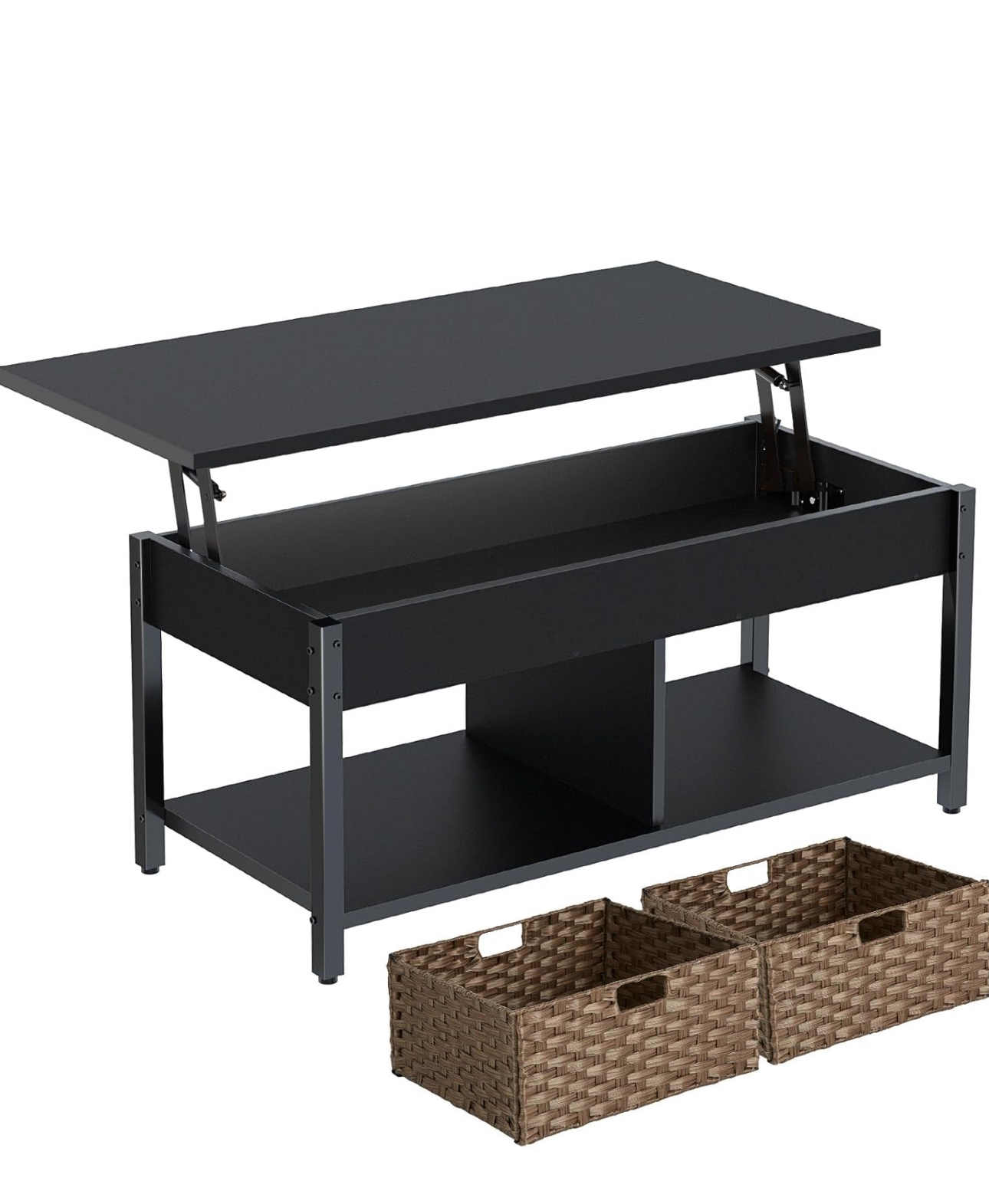 Coffee table with lift top