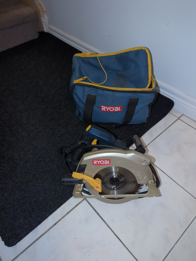 Lazer guided circular saw