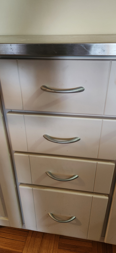 kitchen island with stainless steel top image indicator(8)