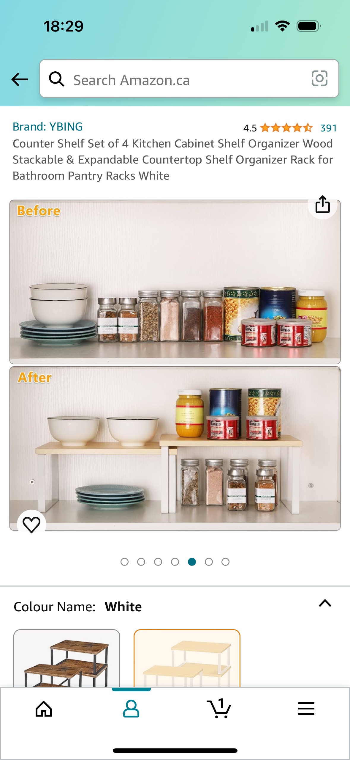 Counter Shelf Set of 4 Organizer - photo 4