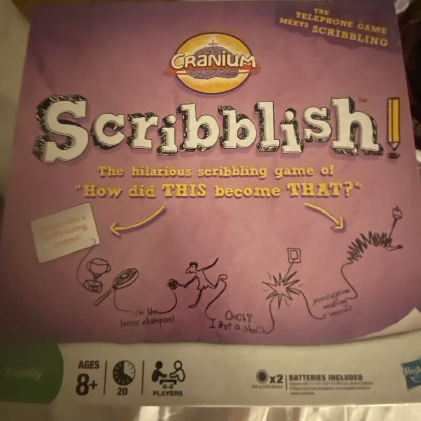 Scribblish board game …preowned good condition