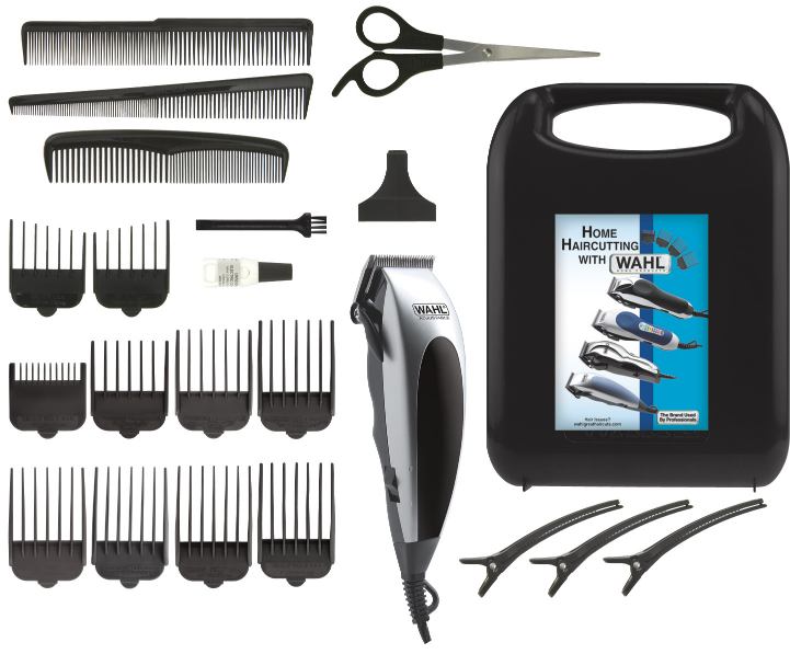 Wahl 22 piece home haircutting kit clippers