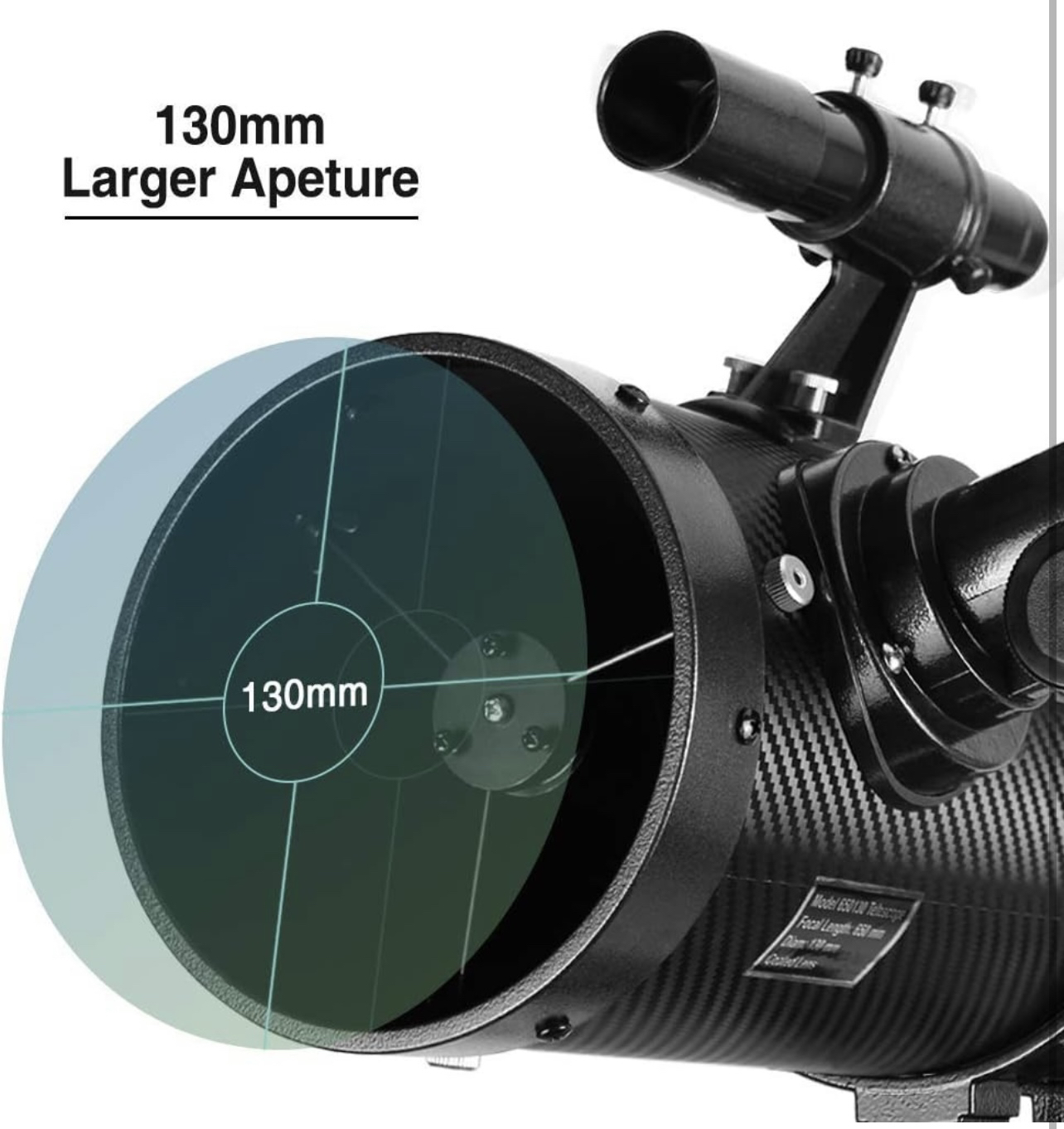 Telescope 130EQ Newtonian Reflector Telescopes for Adults - photo 4