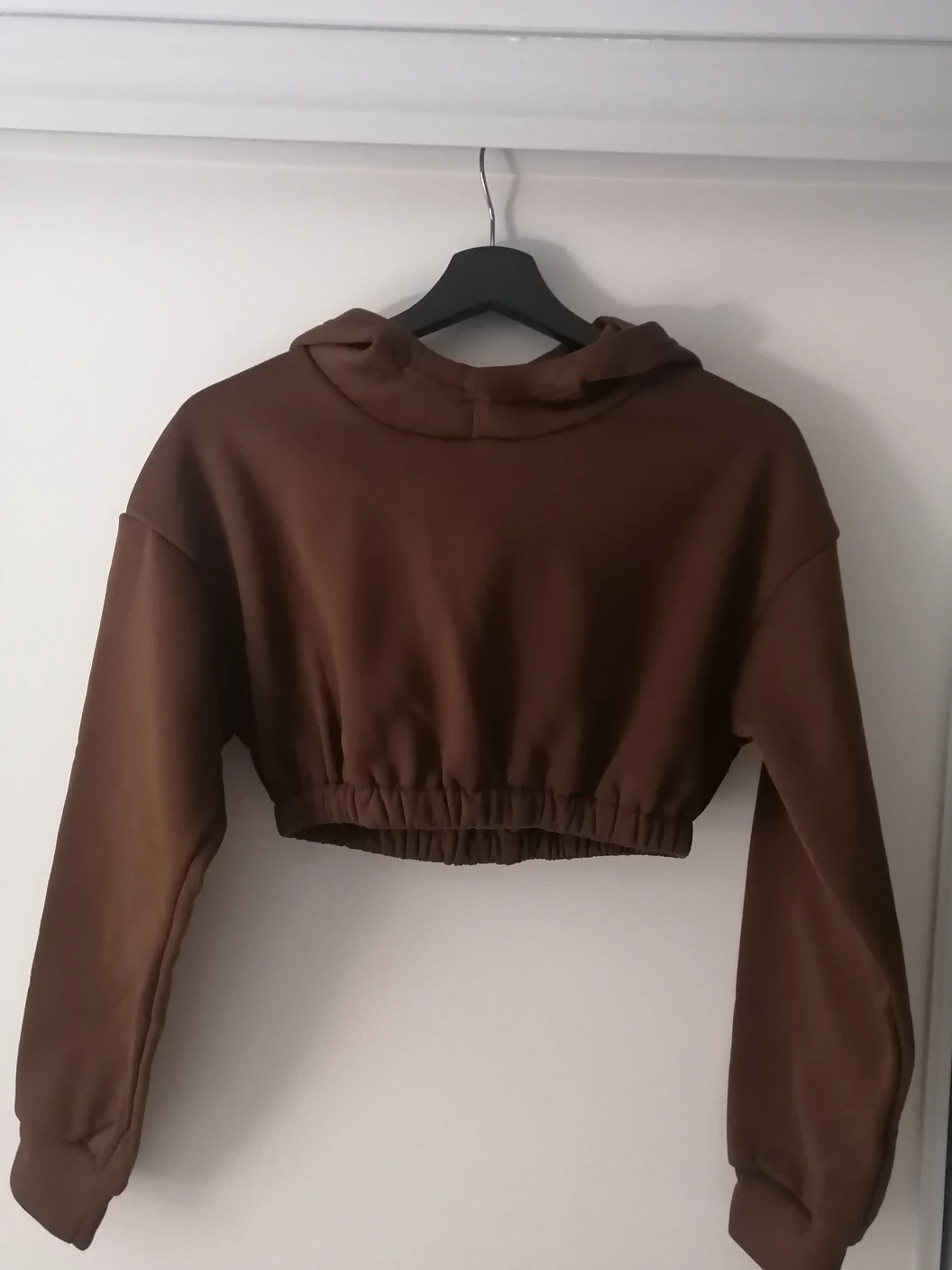 Crop Hoodie Sweater and Sweatpants Set - photo 3