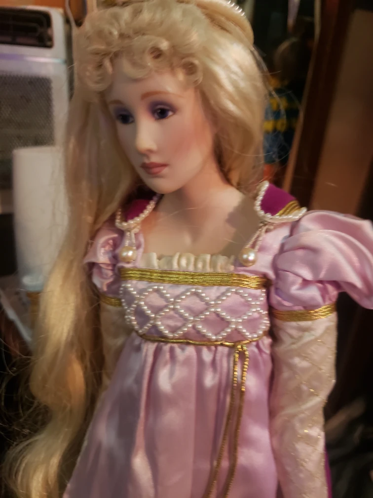 vintage porcelain doll