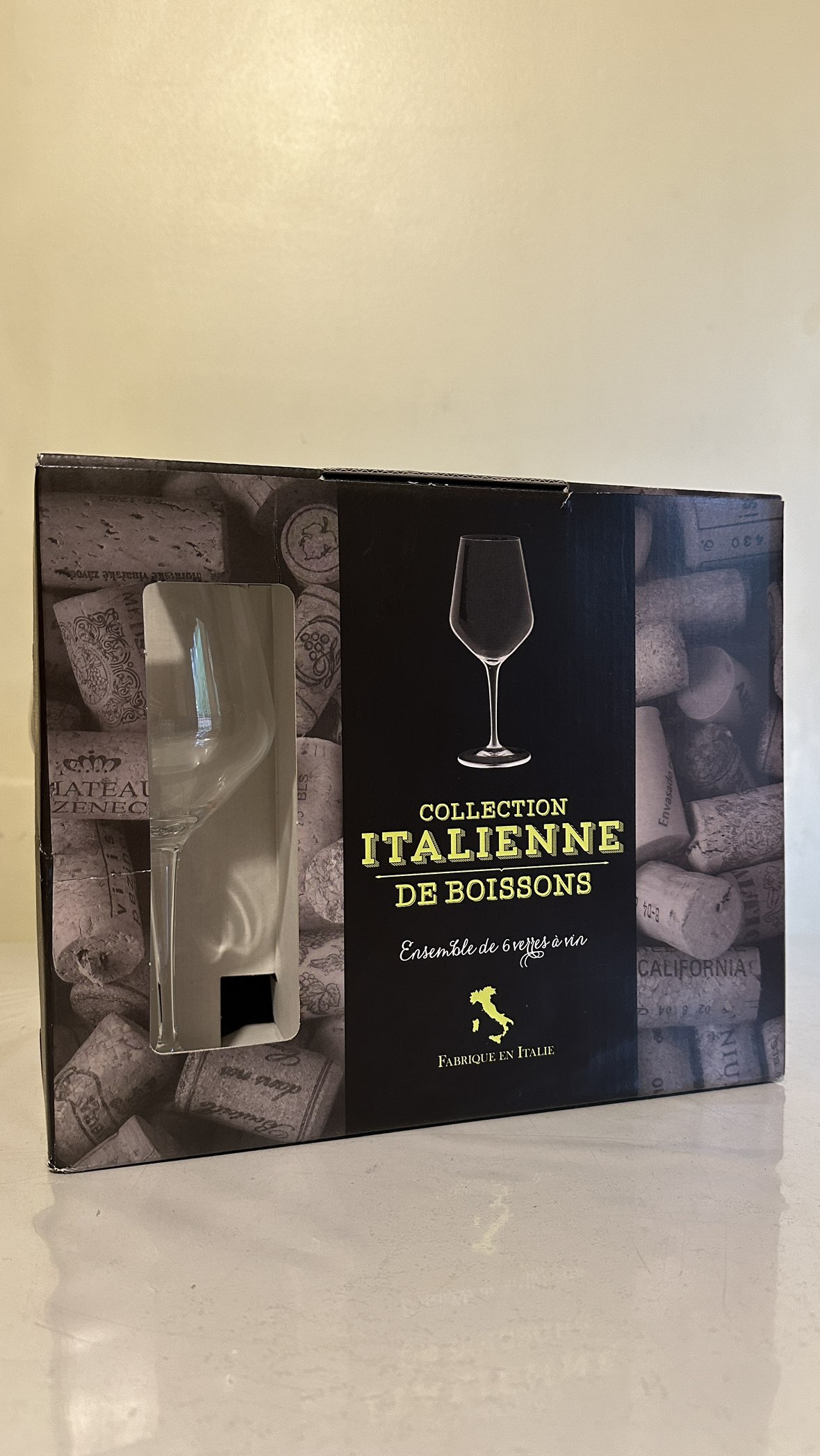 Collection Italienne de Boissons Wine Glasses