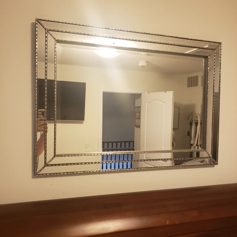 solid mirror(purchased from wayfair for 200$)