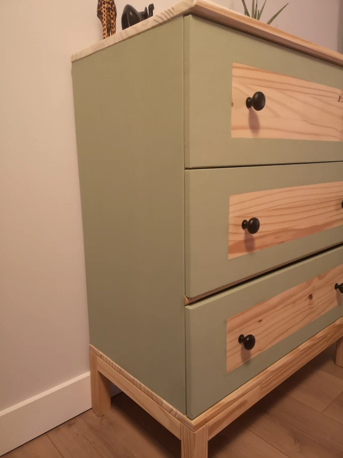 Refinished Dresser-Three Drawer Midsize - photo 2