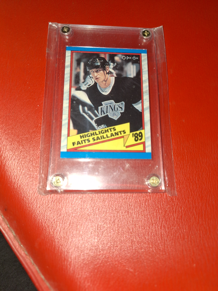 1989 O-Pee-Chee WayneGretzky HOF GOAT #325