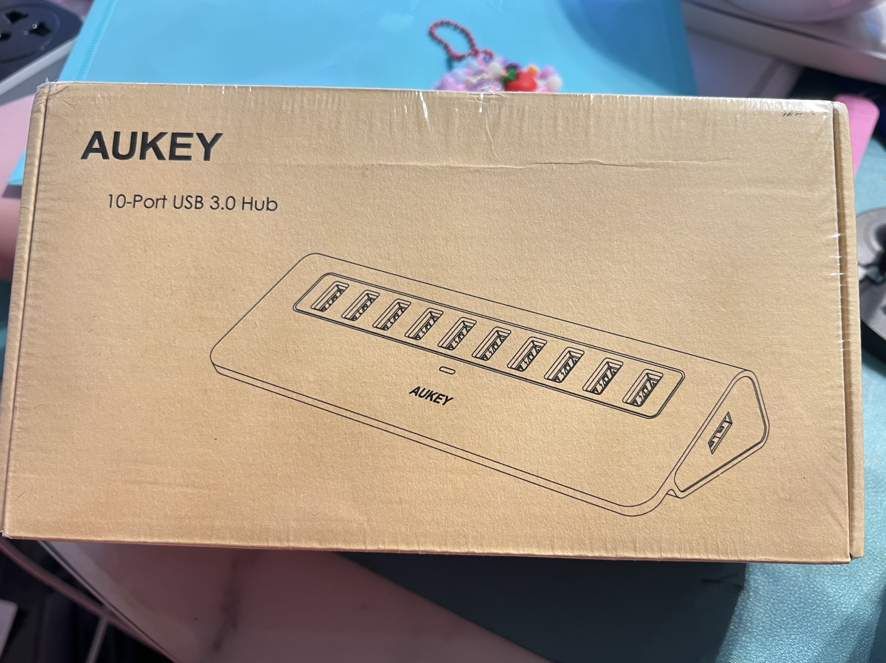 USB3.0 Silver 10 interface aluminum alloy HUB thumbnail